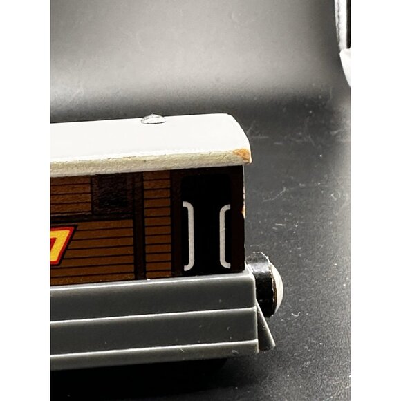 Toby Tram Car Thomas the Train Wooden Railway Tank Engine #7 Friends 2003 Vtg-1 - Picture 6 of 10